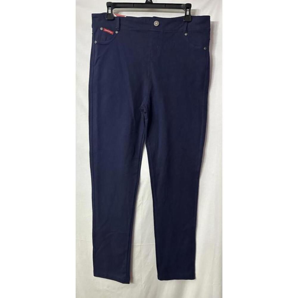NWT‎ Lee Cooper Originals Womens Navy Blue Jeggings Pants Size Large 14